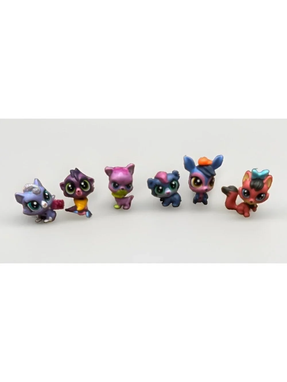 LPS Lot Littlest Pet Shop Animals Lot 6pcs, Preloved